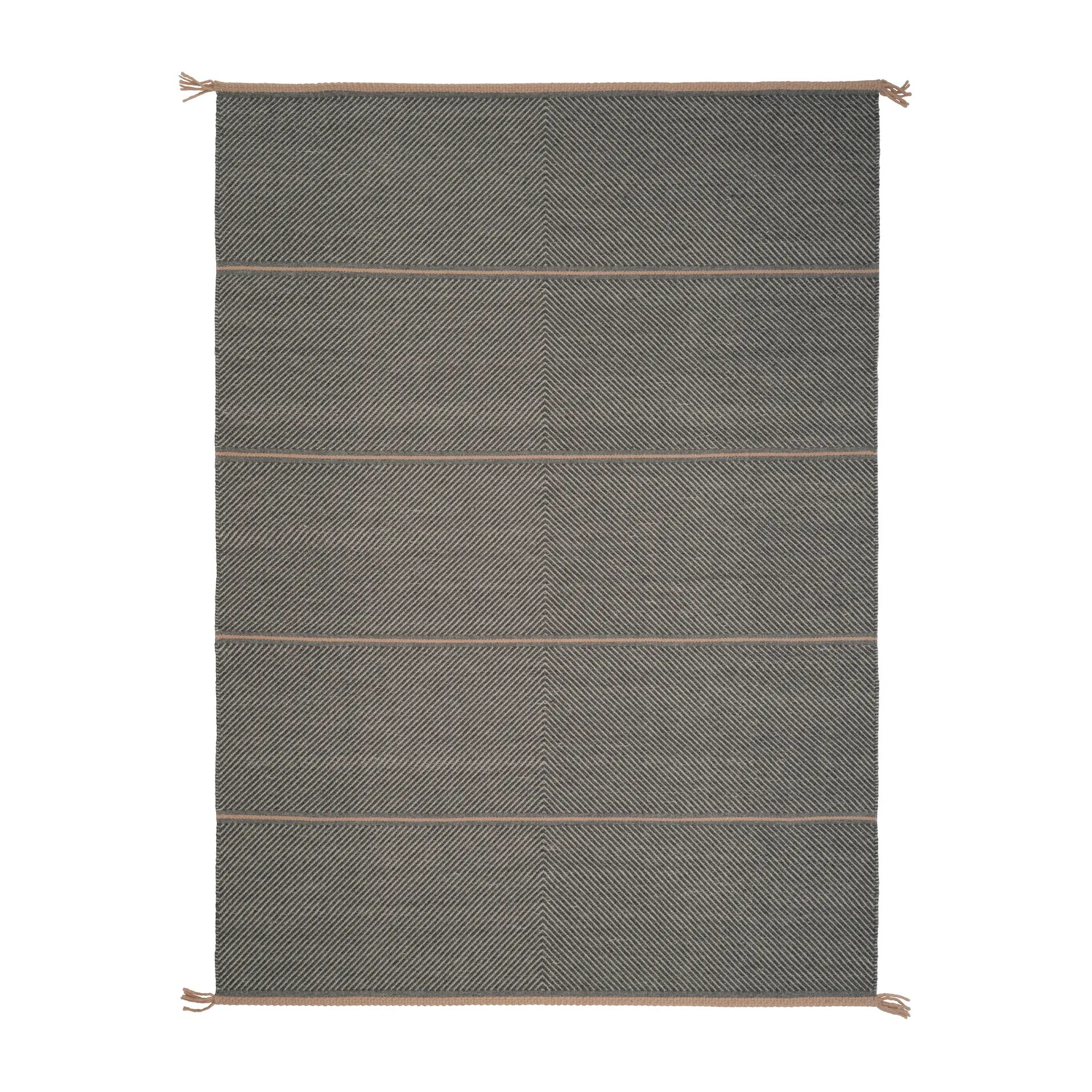 Vision Walk Wollteppich 170 x 240cm, Grey-rose Linie Design