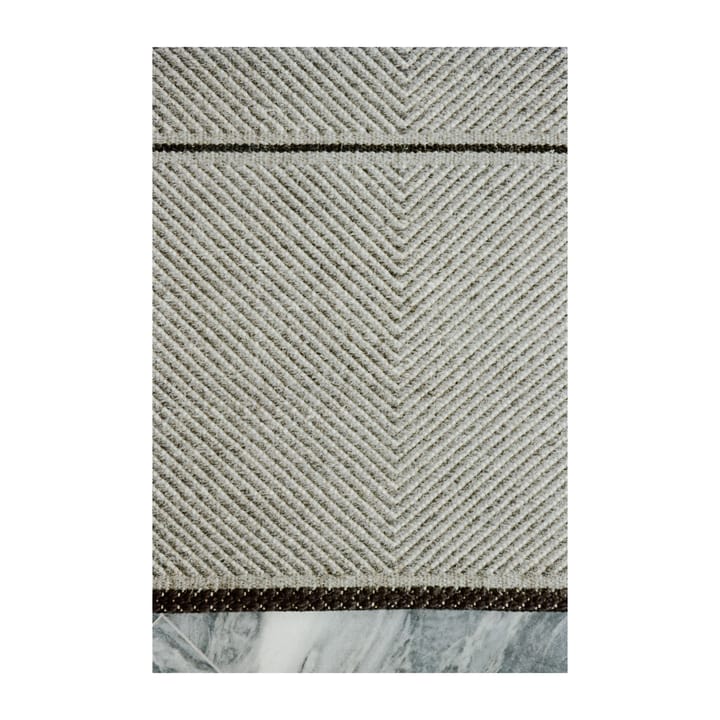 Vision Walk Wollteppich 250 x 350cm, Stone-grey Linie Design