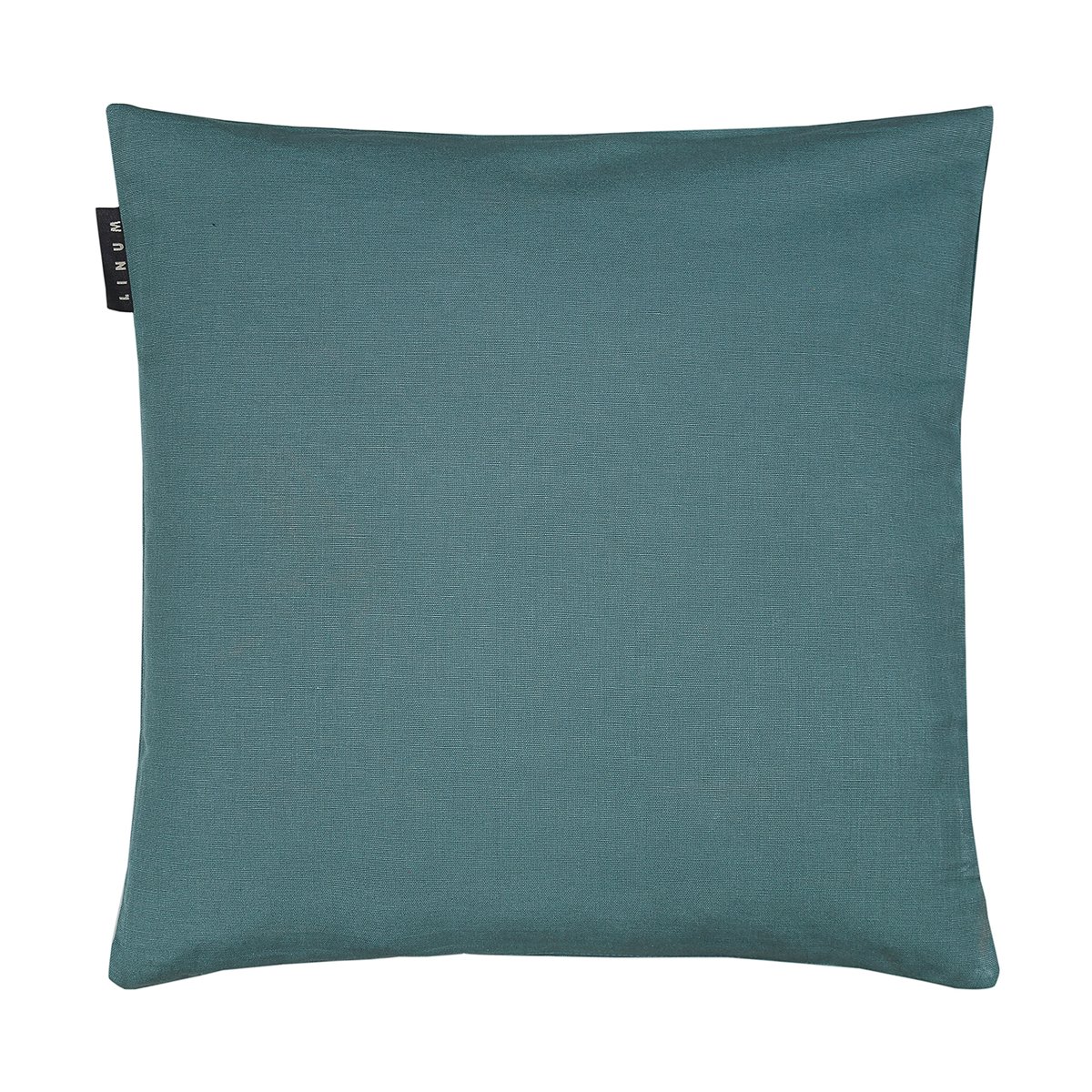 Linum Annabell Kissenbezug 40x40 cm Dunkel Grauturkis
