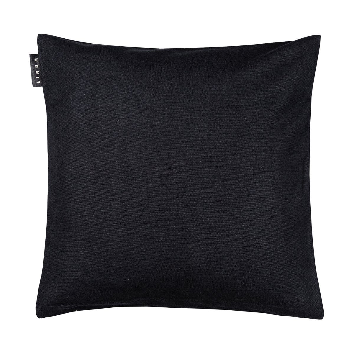 Linum Annabell Kissenbezug 40x40 cm Schwarz | Skandinavisches Design | Bezüge für Zierkissen | Schwarz