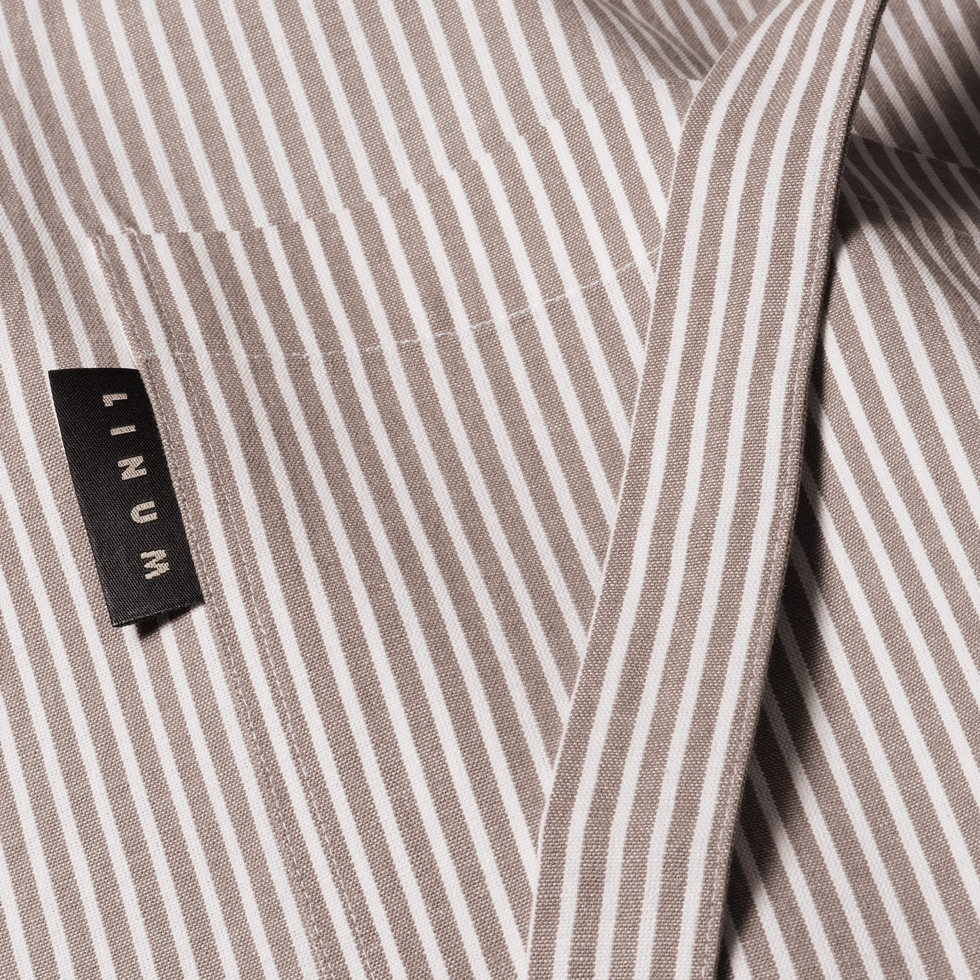 Emma Schürze, Maulwurfbraun Linum