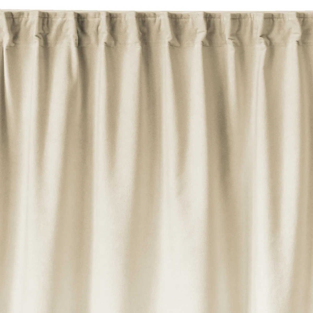 Linum Paolo Gardine mit Bund Cremebeige