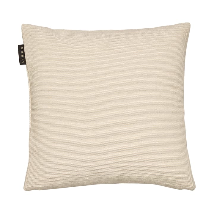 Pepper Kissenbezug 40x40 cm - Creme beige - Linum