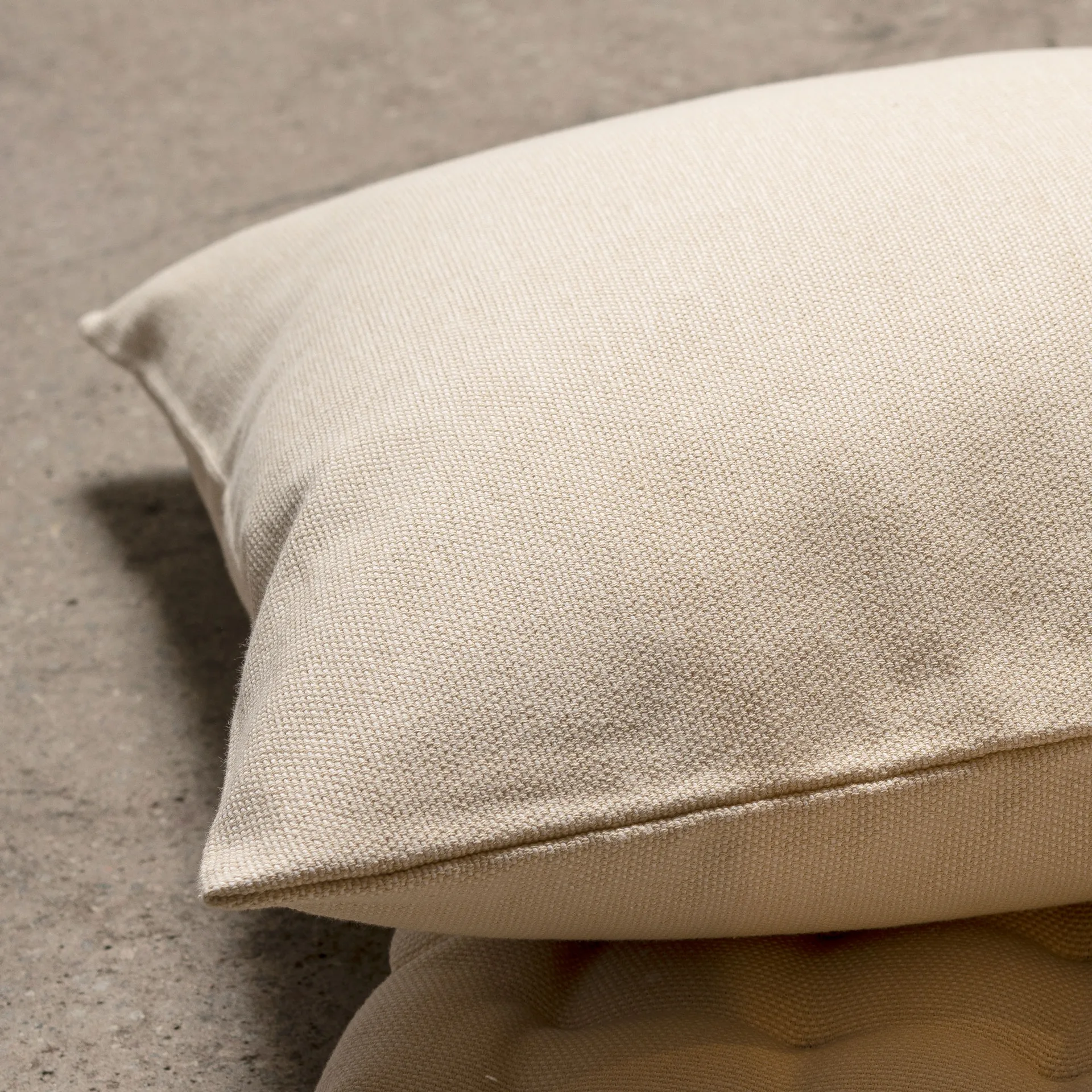Pepper Kissenbezug 40x40 cm, Creme beige Linum