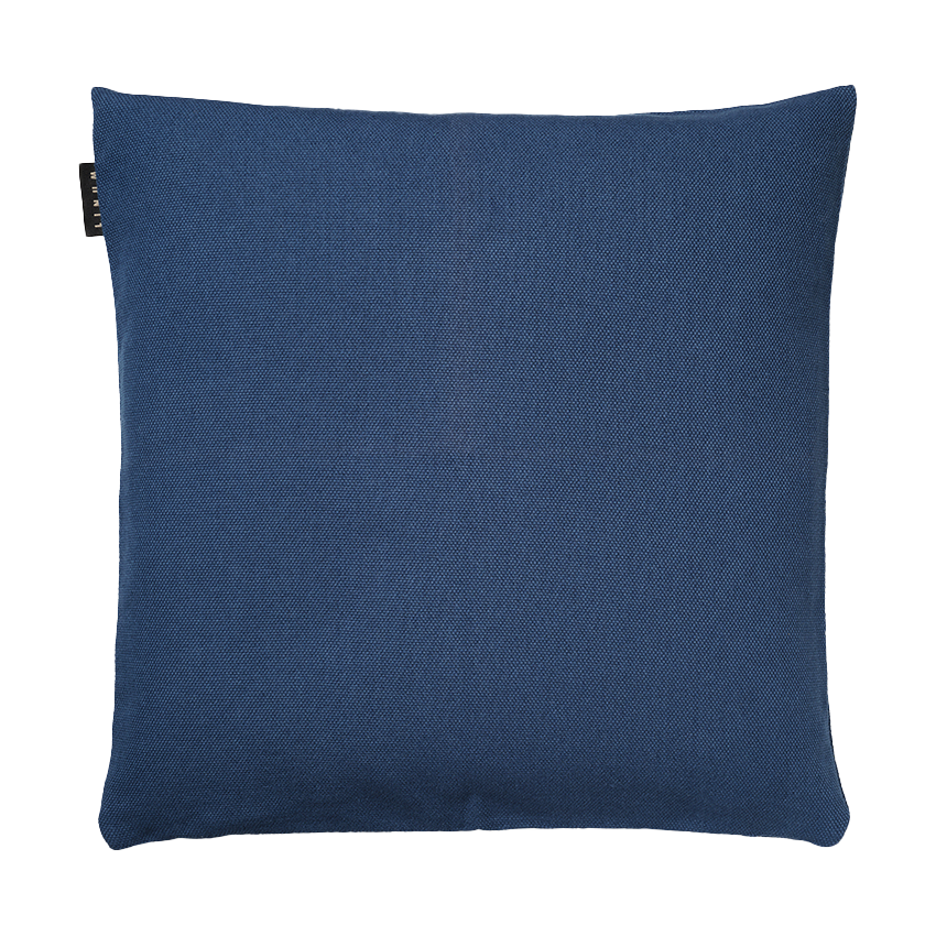 Linum Pepper Kissenbezug 40x40 cm Indigoblau | Skandinavisches Design | Bezüge für Zierkissen | Blau