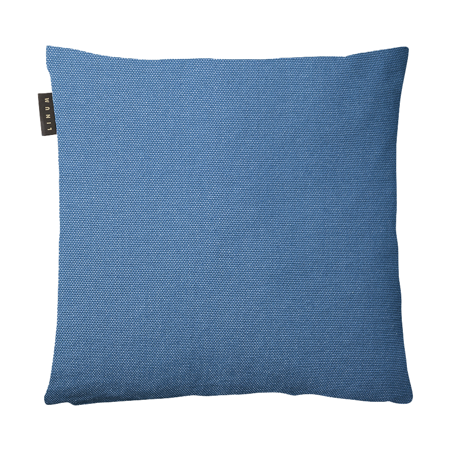 Linum Pepper Kissenbezug 40x40 cm Tiefseeblau | Skandinavisches Design | Bezüge für Zierkissen | Blau