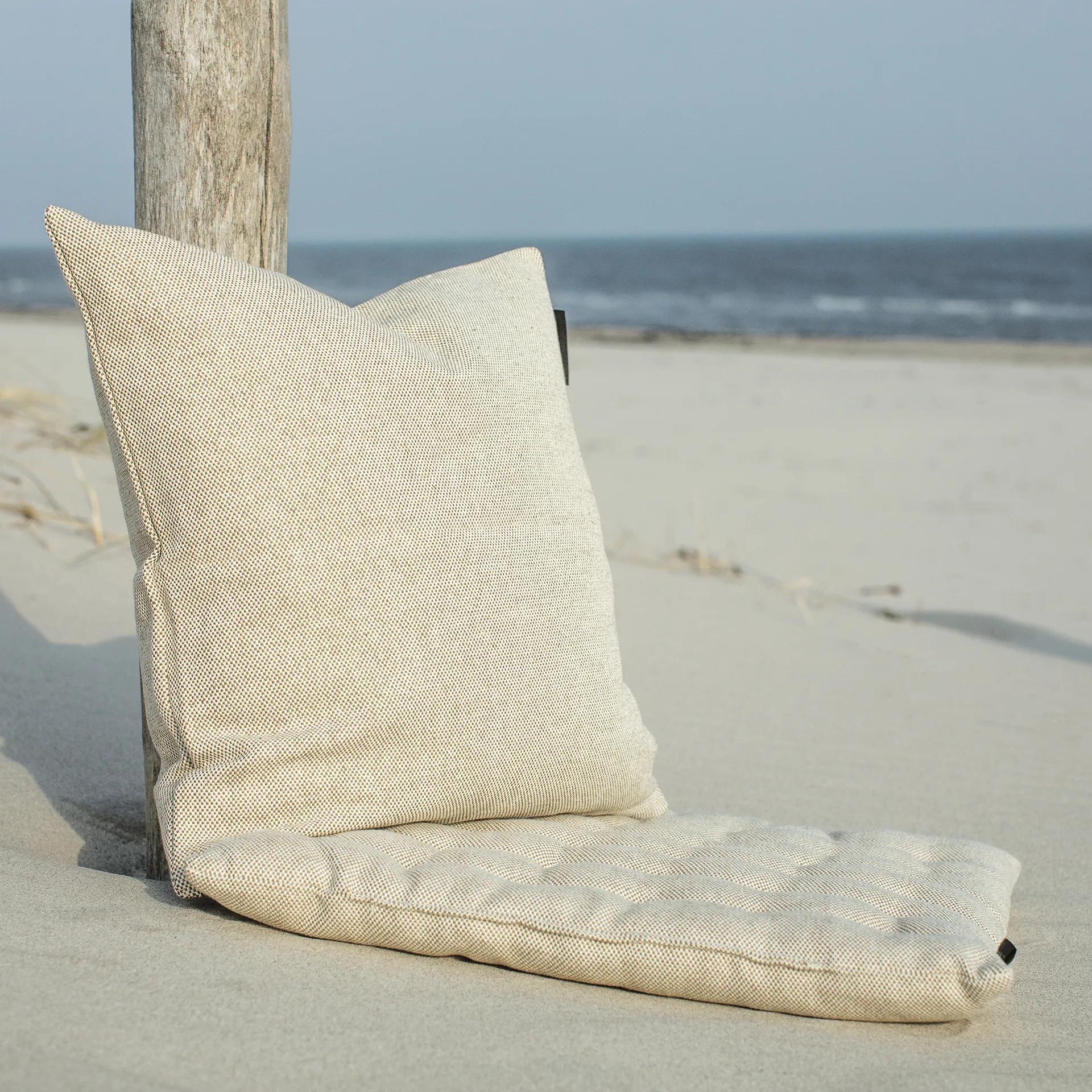 Pepper Kissenbezug 50 x 50cm, Bronzebraun Linum