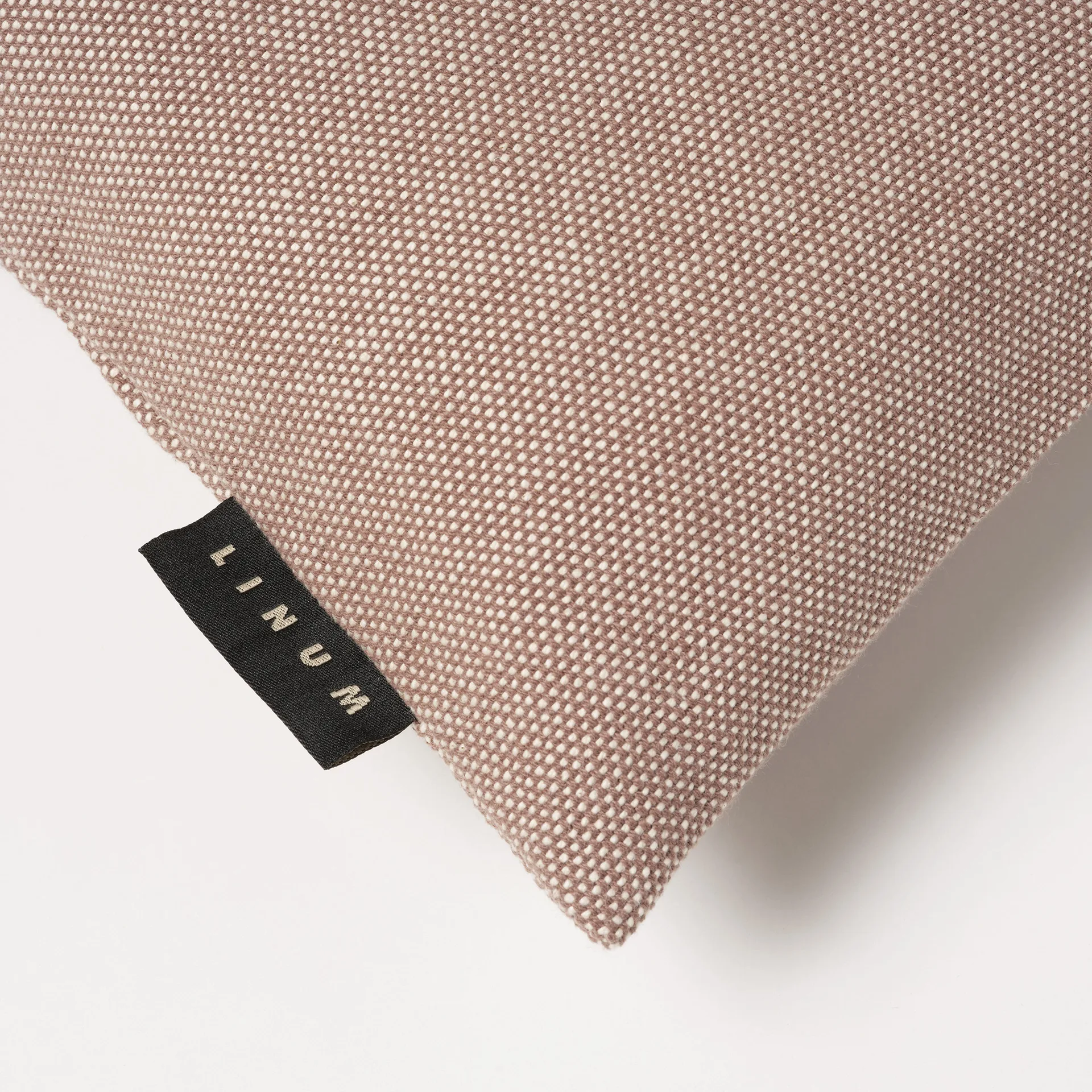 Pepper Kissenbezug 50 x 50cm, Dunkles Maulwurfsbraun Linum