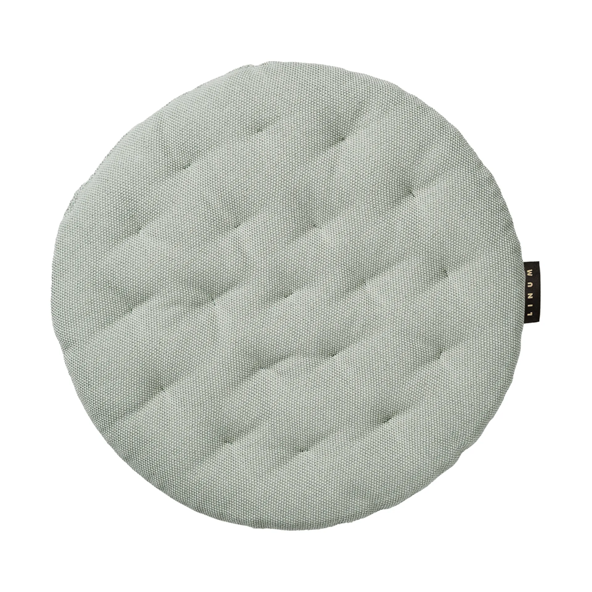Pepper Stuhlkissen Ø37cm, Helles Eisgrün Linum