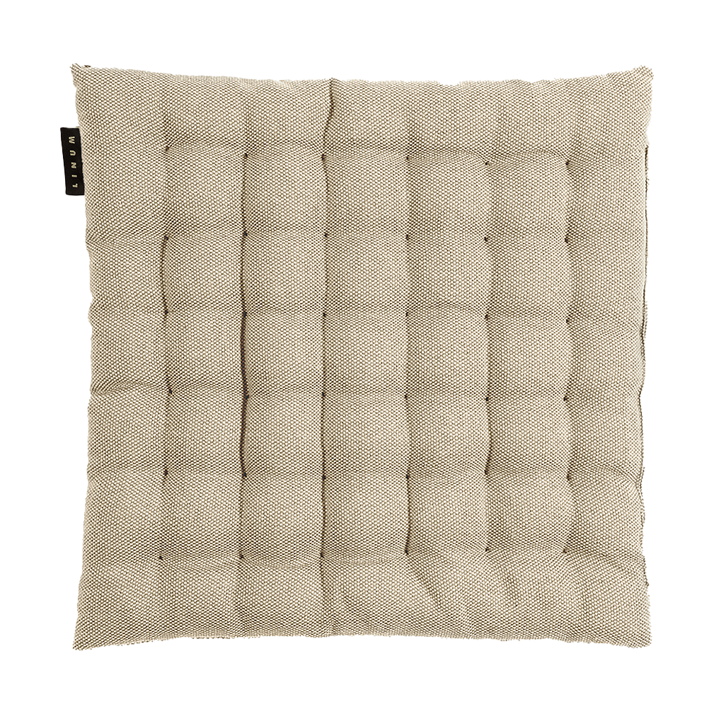Linum Pepper Stuhlkissen 40 x 40cm Bronzebraun | Skandinavisches Design | Sitzkissen & Stuhlkissen | Beige