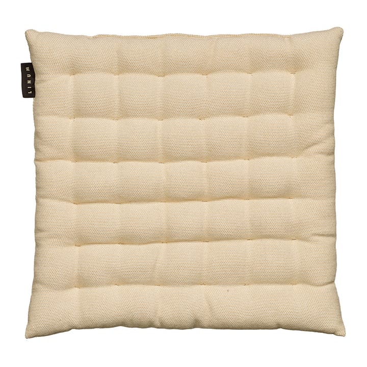 Pepper Stuhlkissen 40 x 40cm - Creme beige - Linum