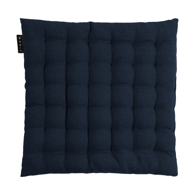 Linum Pepper Stuhlkissen 40 x 40cm Dunkles Marineblau