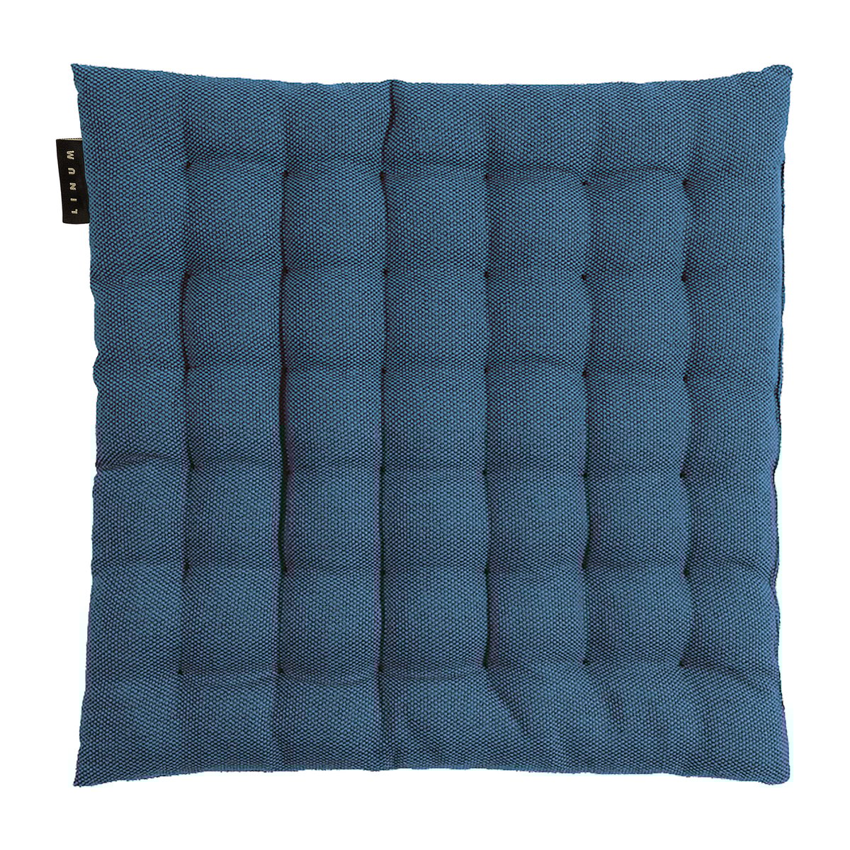 Linum Pepper Stuhlkissen 40 x 40cm Indigoblau | Skandinavisches Design | Sitzkissen & Stuhlkissen | Blau