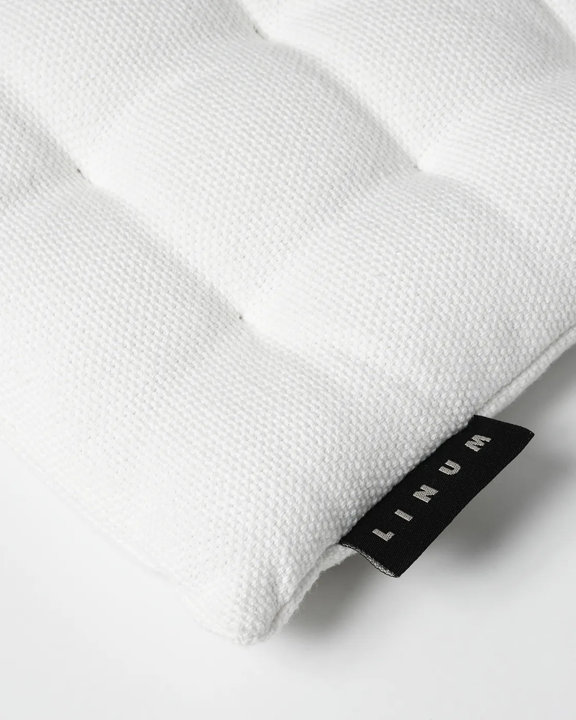 Pepper Stuhlkissen 40 x 40cm, Weiß Linum