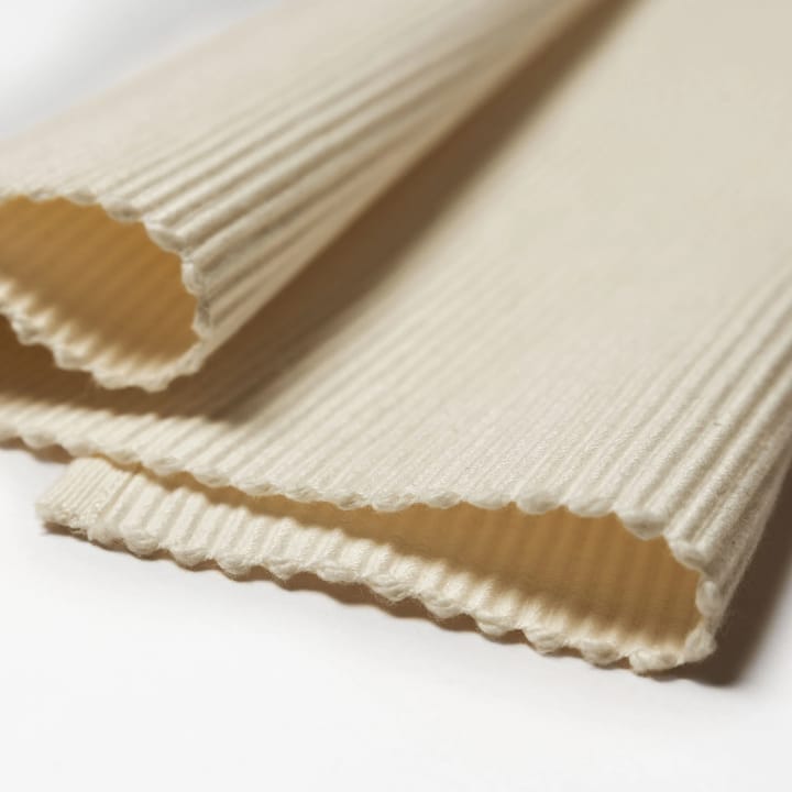 Uni Platzdecke 35 x 46cm 2er Pack, Cremiges Beige Linum