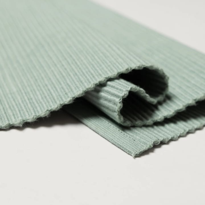 Uni Platzdecke 35 x 46cm 2er Pack, Eisgrün Linum