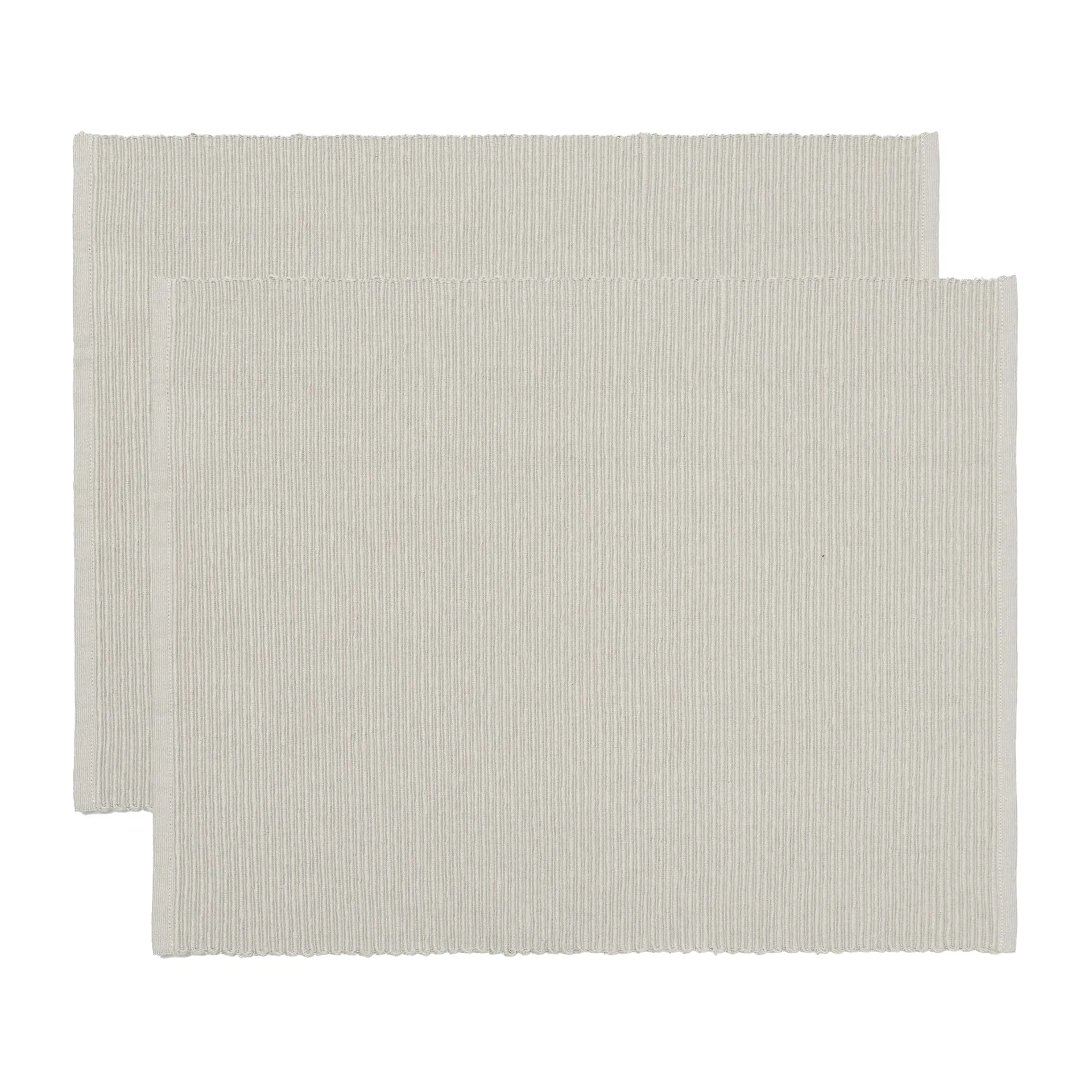 Uni Platzdecke 35 x 46cm 2er Pack, Hellgrau Linum