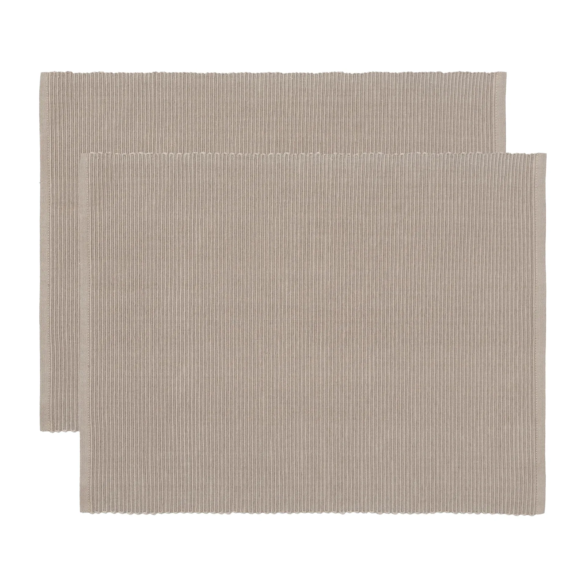 Uni Platzdecke 35 x 46cm 2er Pack, Maulwurf braun Linum