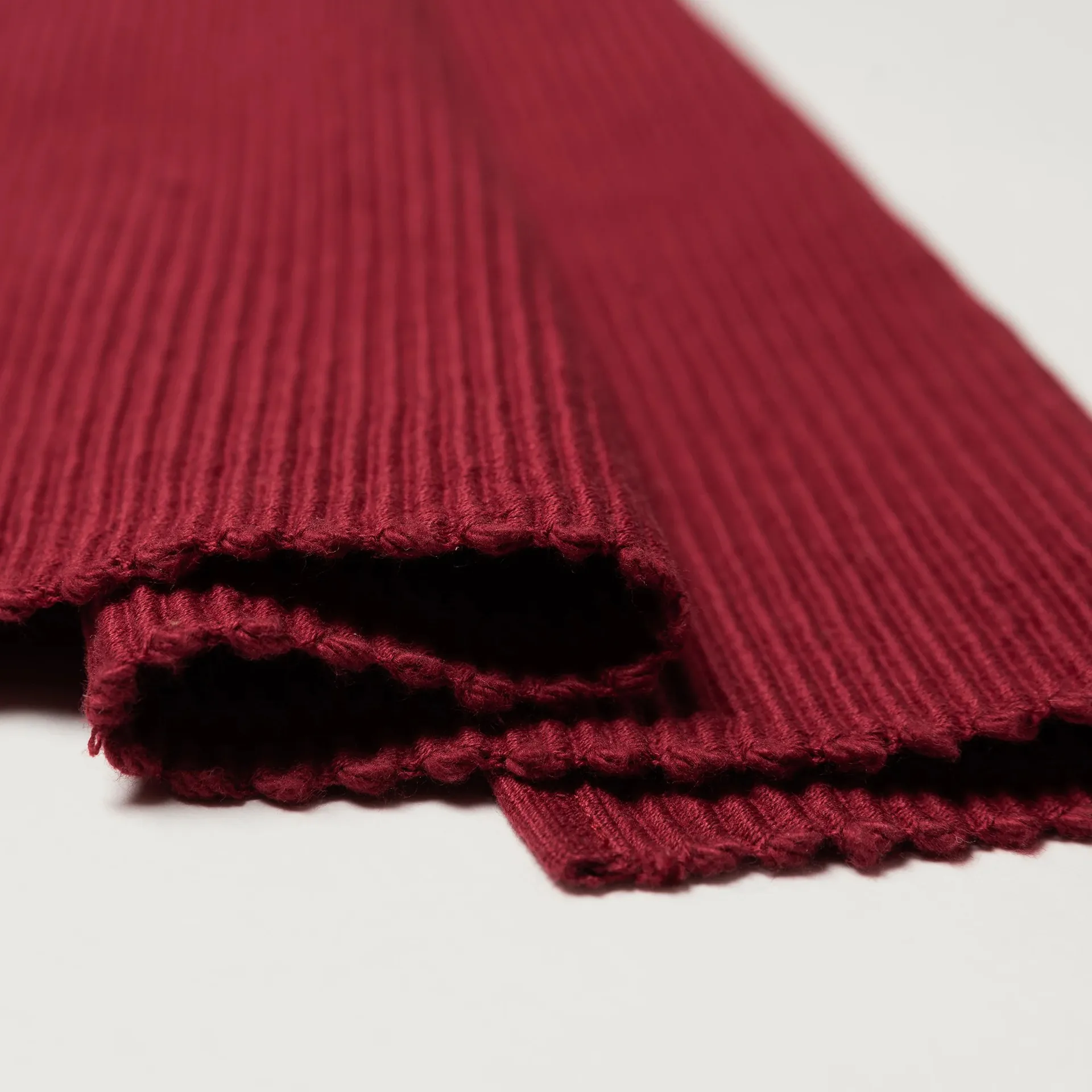 Uni Platzdecke 35 x 46cm 2er Pack, Rot Linum