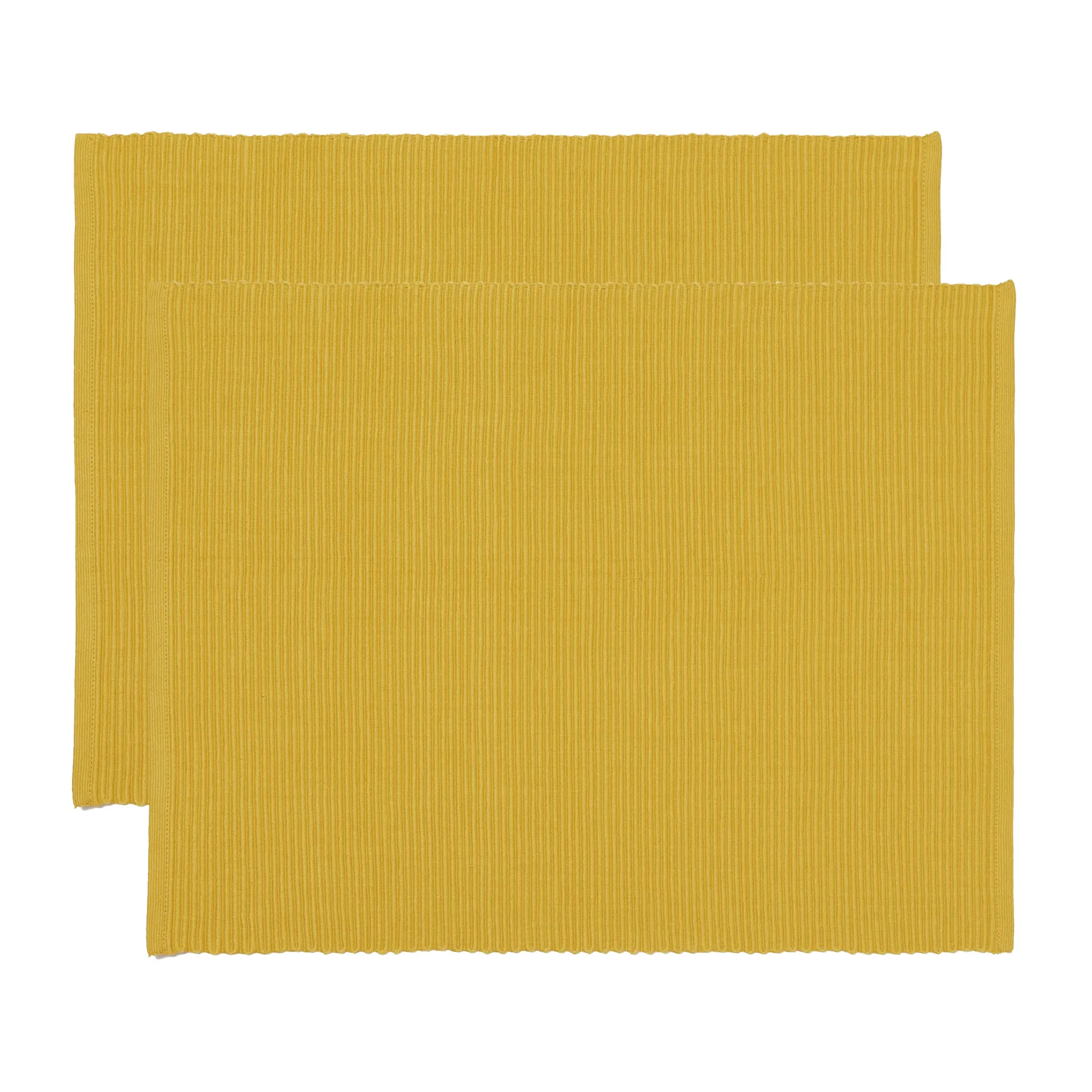 Uni Platzdecke 35 x 46cm 2er Pack, Senfgelb Linum