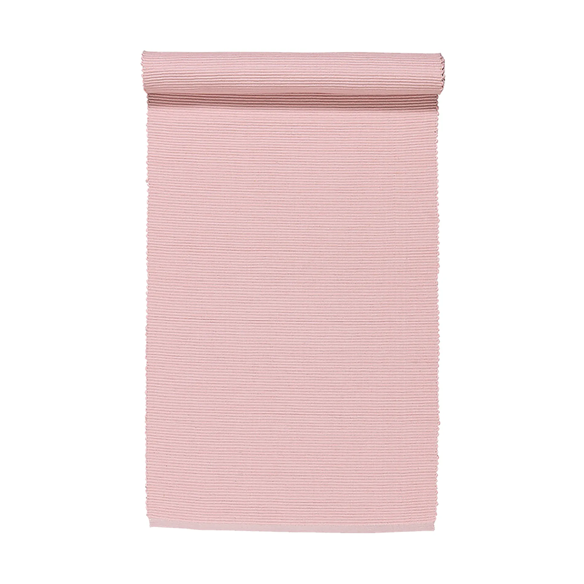 Uni Tischläufer 45x150 cm, Gräuliches Rosa Linum