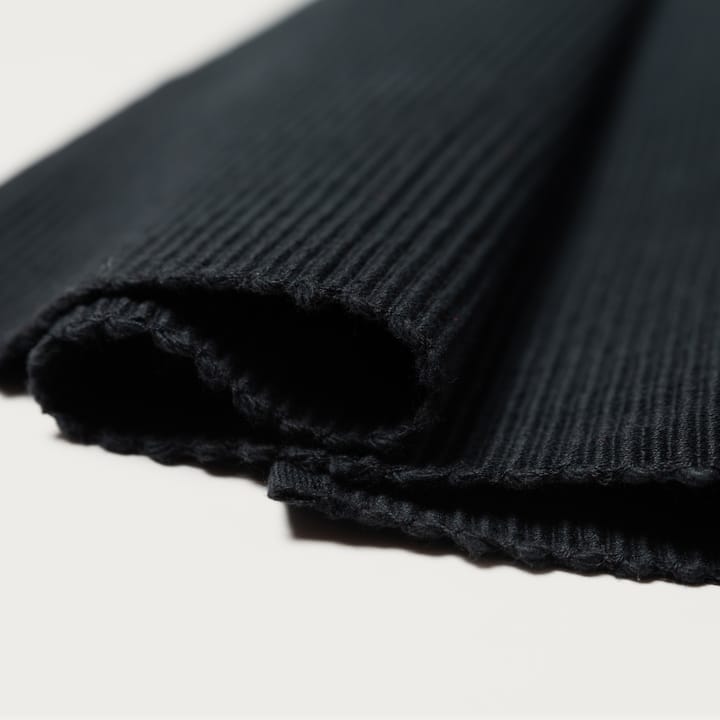 Uni Tischläufer 45x150 cm - Schwarz - Linum