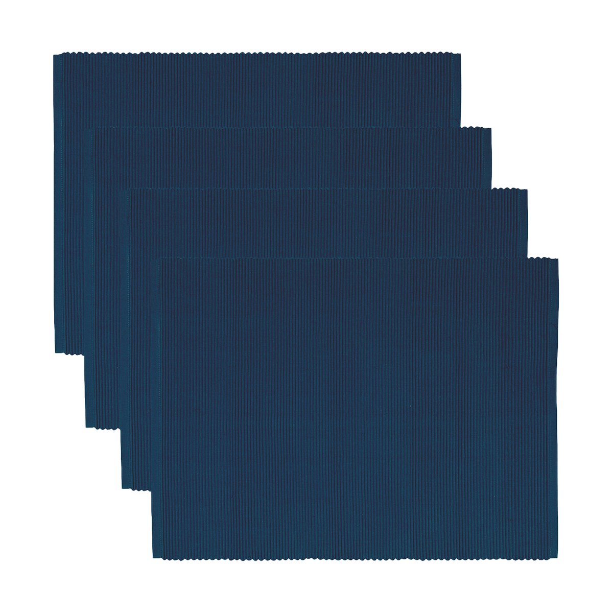 Linum Uni Tischset 35x46 cm 4er-Pack Indigoblau