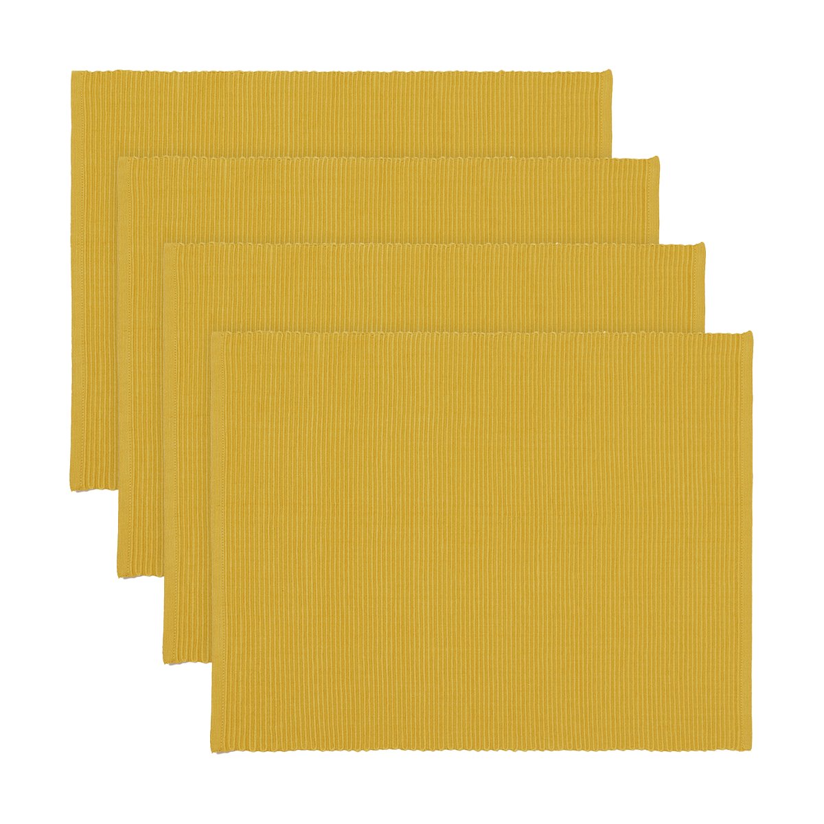 Linum Uni Tischset 35x46 cm 4er-Pack Senfgelb
