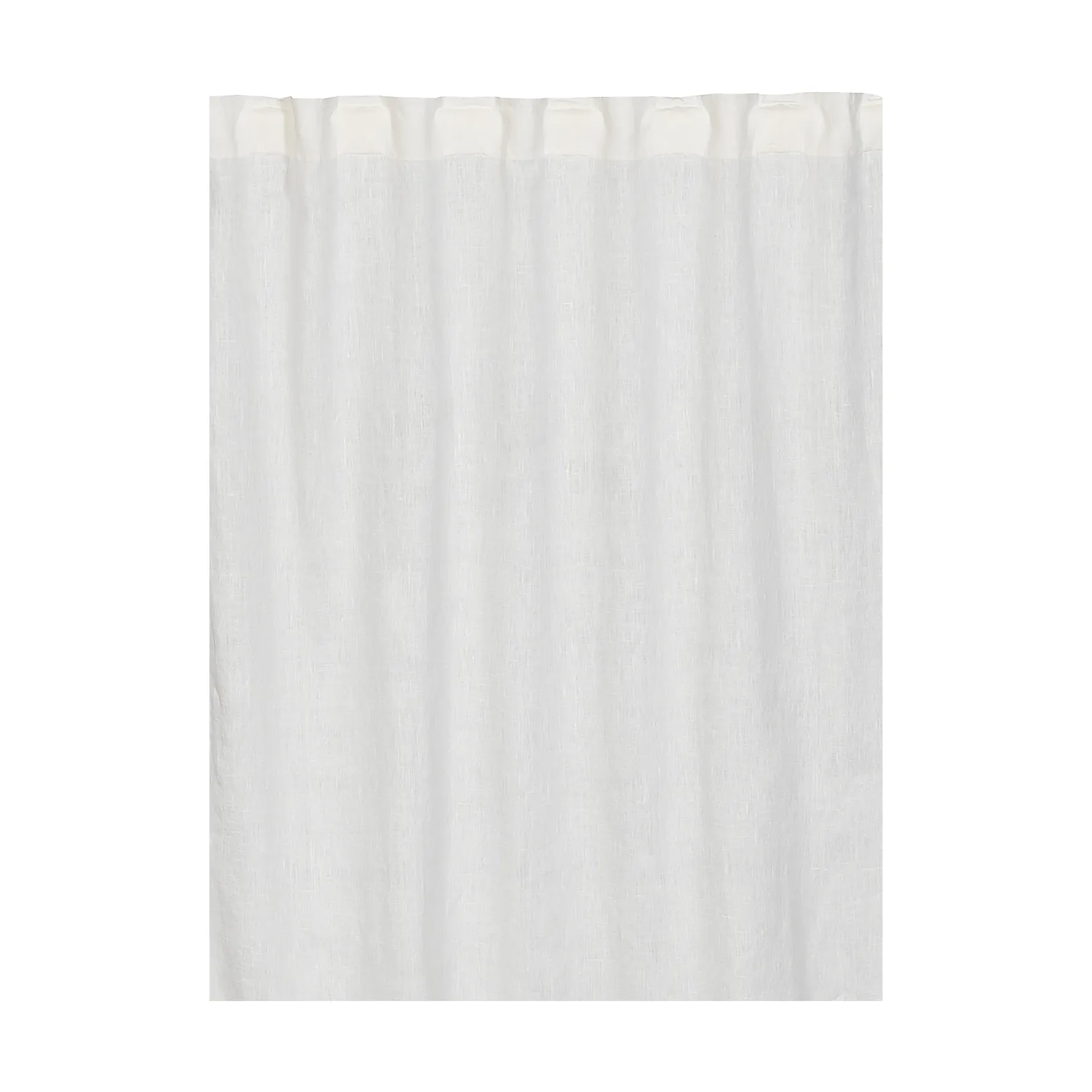 West Gardine mit Faltband 2er Pack, Weiß Linum