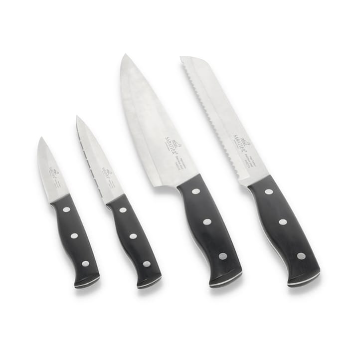 Lion Sabatier Austral Messerset 4-teilig - Stahl-schwarz - Lion Sabatier