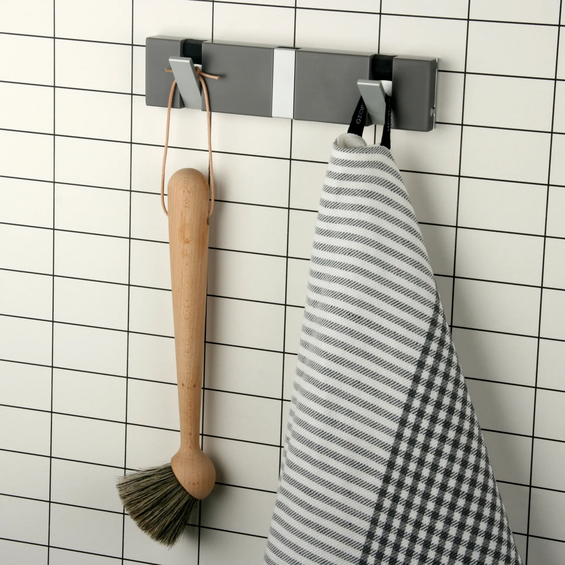 Loca Knax Garderobe 20 cm komposit, Grau LoCa