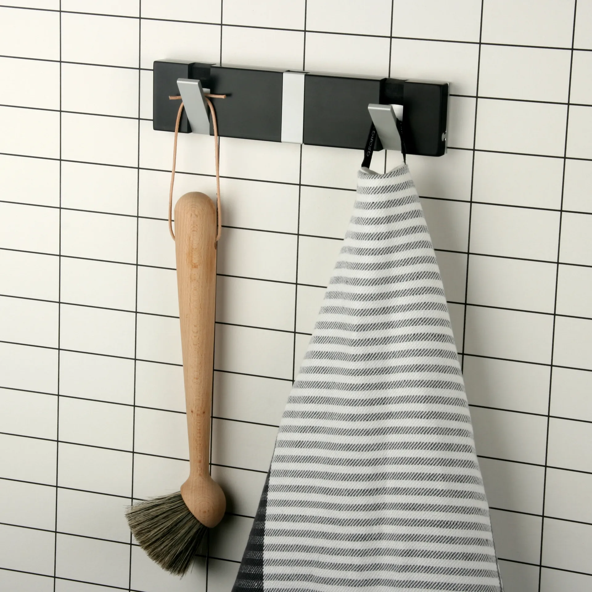 Loca Knax Garderobe 20 cm komposit, Schwarz LoCa