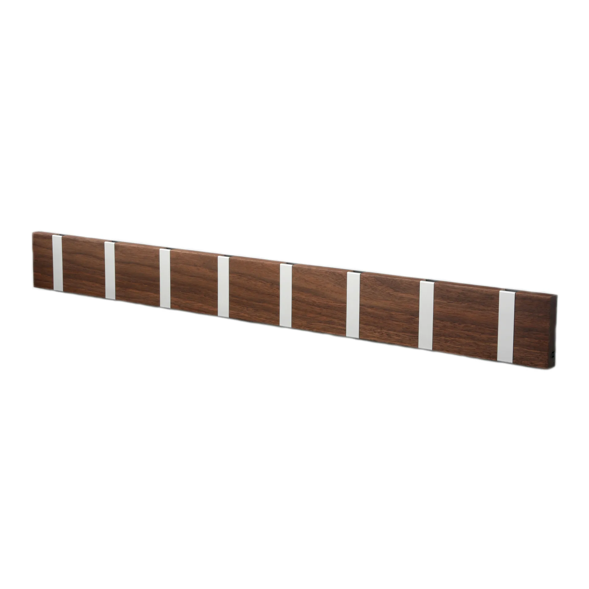 Loca Knax Garderobenleiste 80 cm, Walnuß geölt-grau LoCa