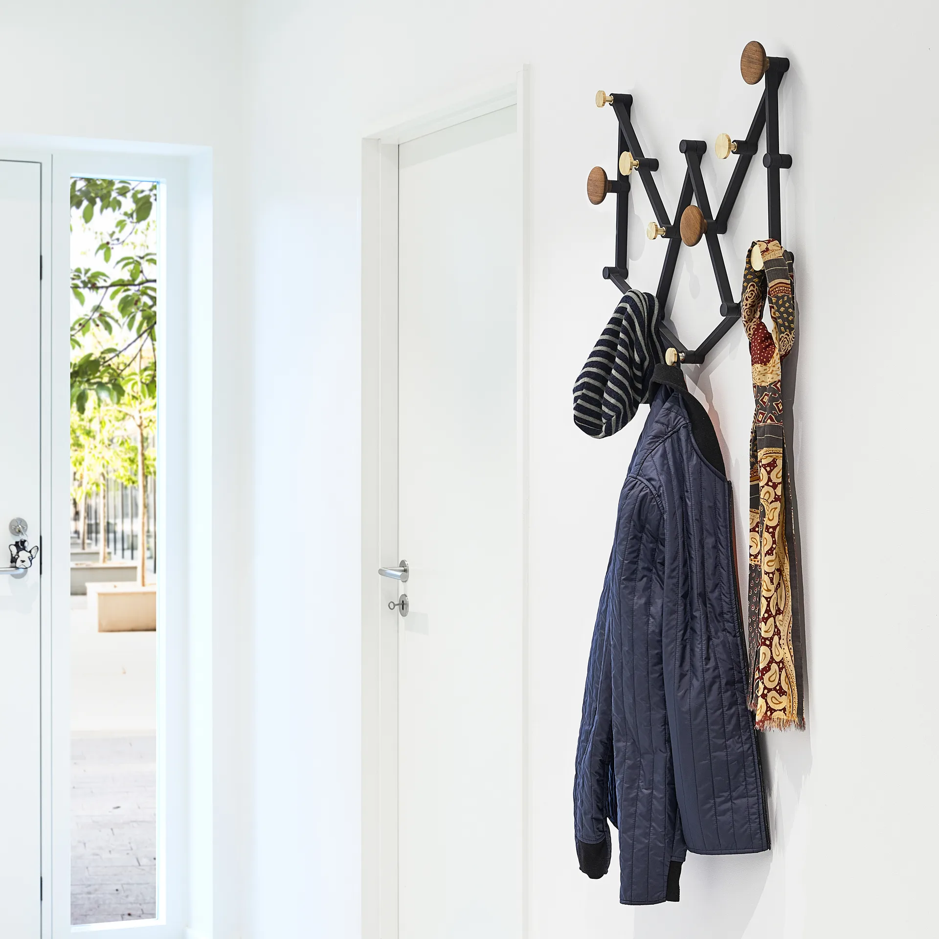 X•TEND Kleiderhaken, Walnuss LoCa