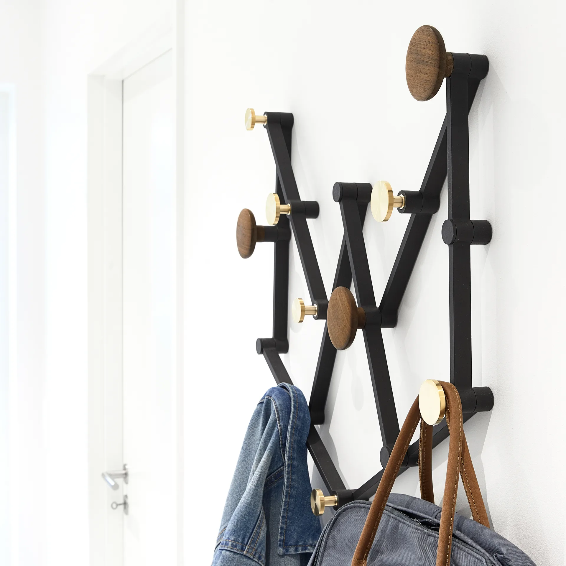 X•TEND Kleiderhaken, Walnuss LoCa