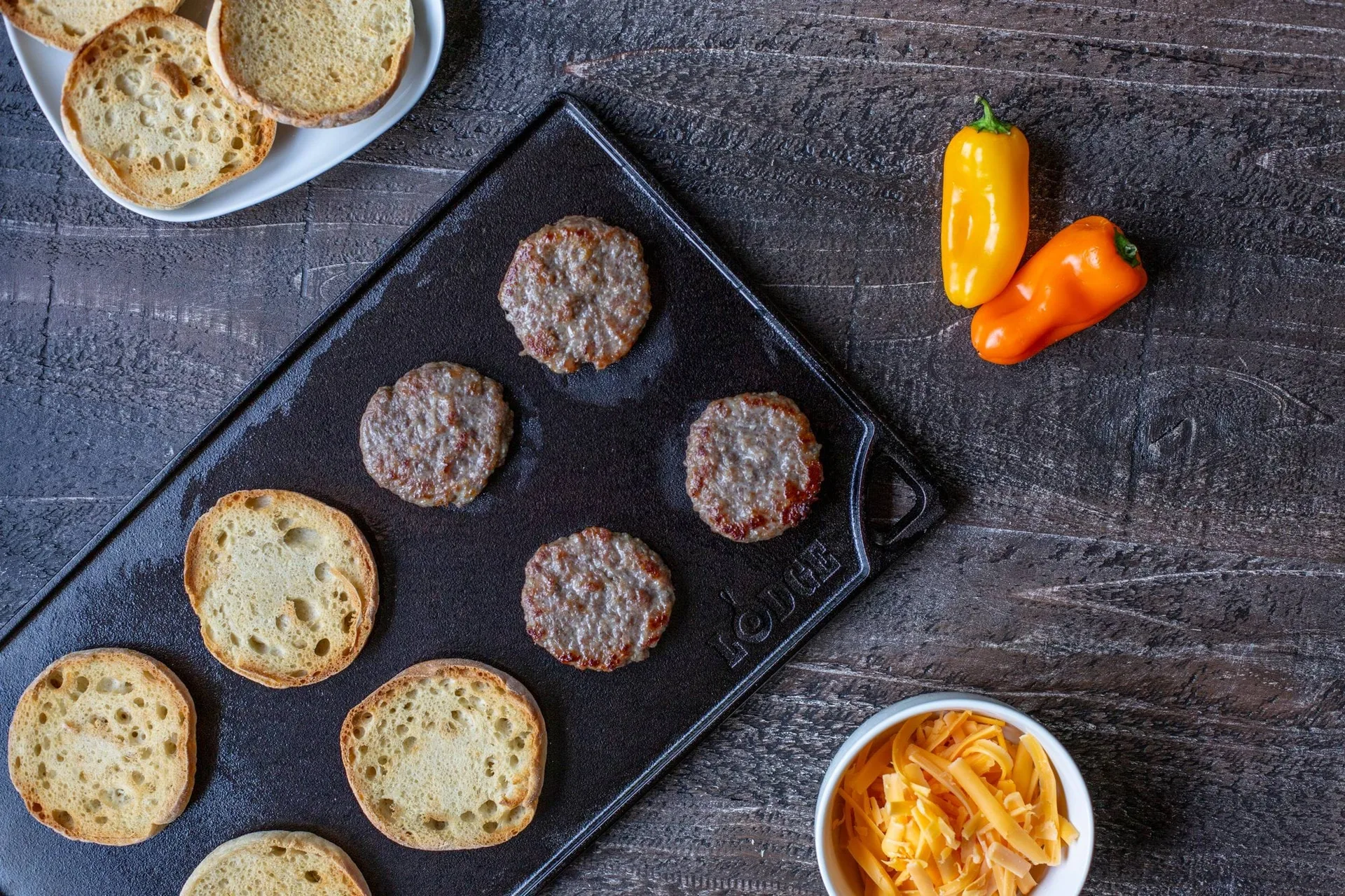 Classic collection Brat- und Grillplatte, Gusseisen, wendbar Lodge