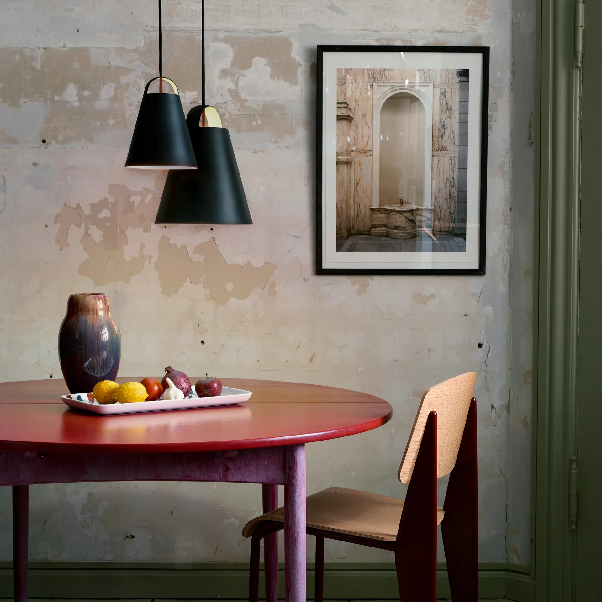 Above Pendelleuchte Ø40cm, Schwarz Louis Poulsen