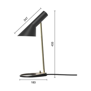 AJ MINI Tischleuchte - Brass-black - Louis Poulsen