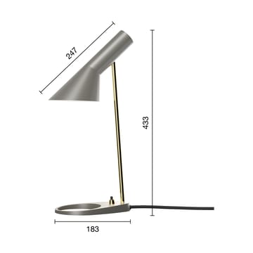 AJ MINI Tischleuchte - Brass-warm grey - Louis Poulsen