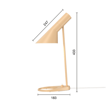 AJ MINI Tischleuchte - Warm sand - Louis Poulsen