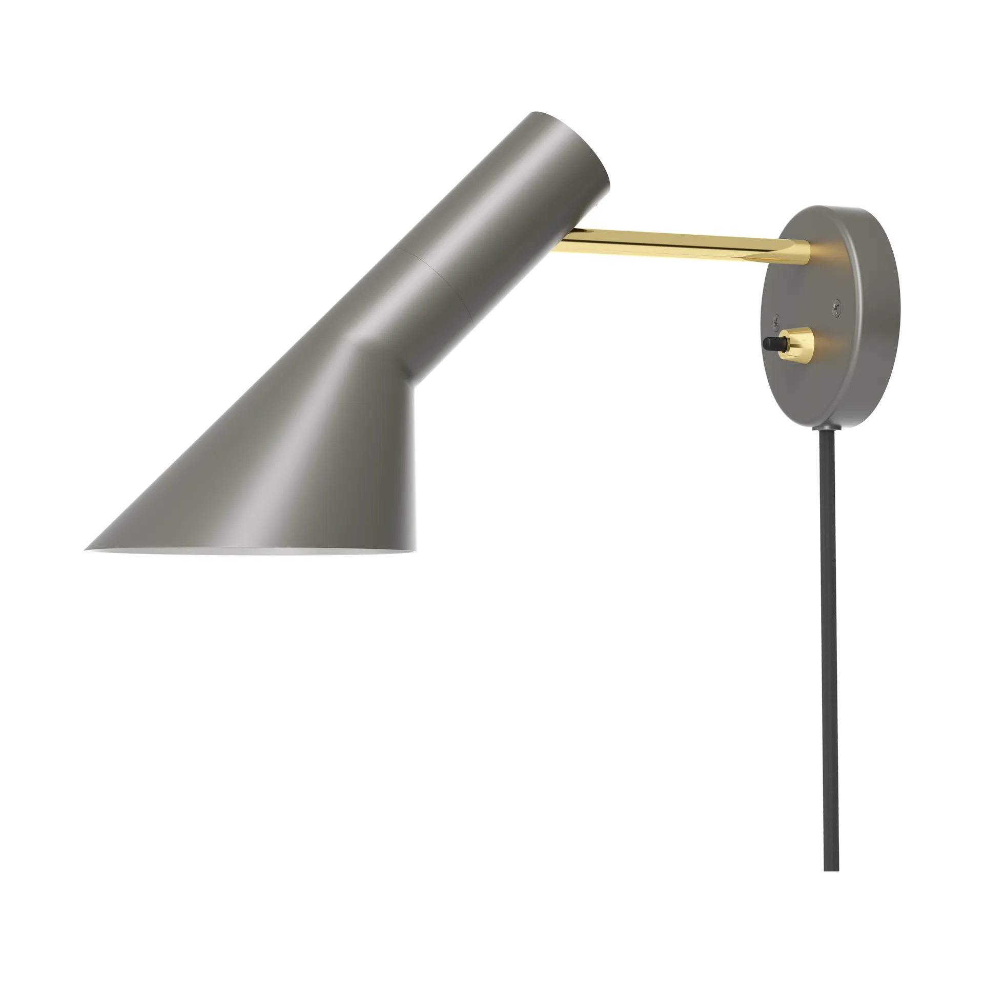 AJ Wandleuchte, Brass-warm grey Louis Poulsen
