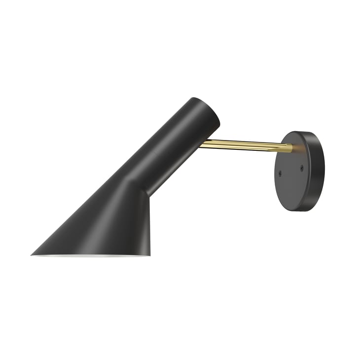 AJ Wandleuchte Festinstallation ohne Schalter - Brass-black - Louis Poulsen