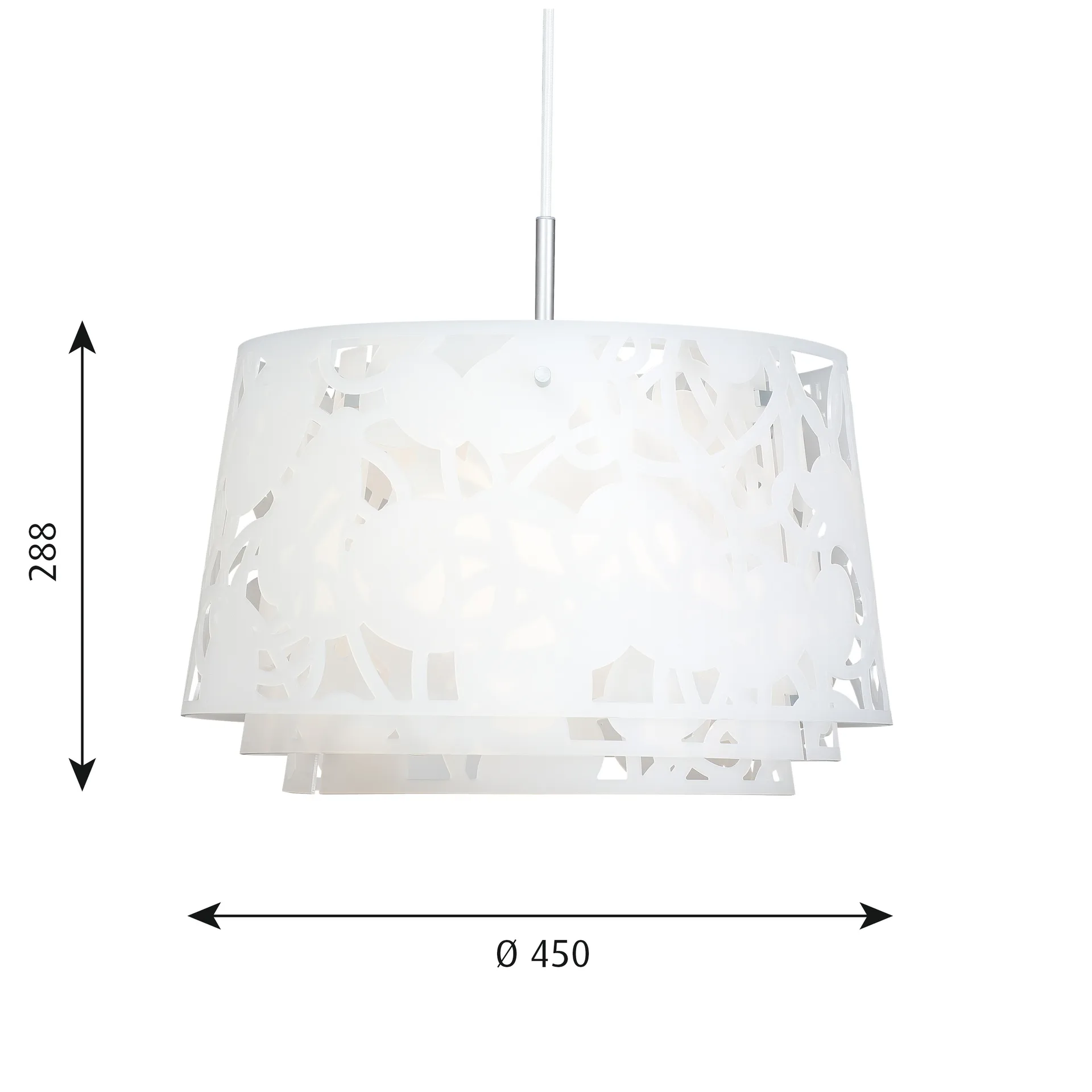 Collage Pendelleuchte Ø45cm, Weiß Louis Poulsen