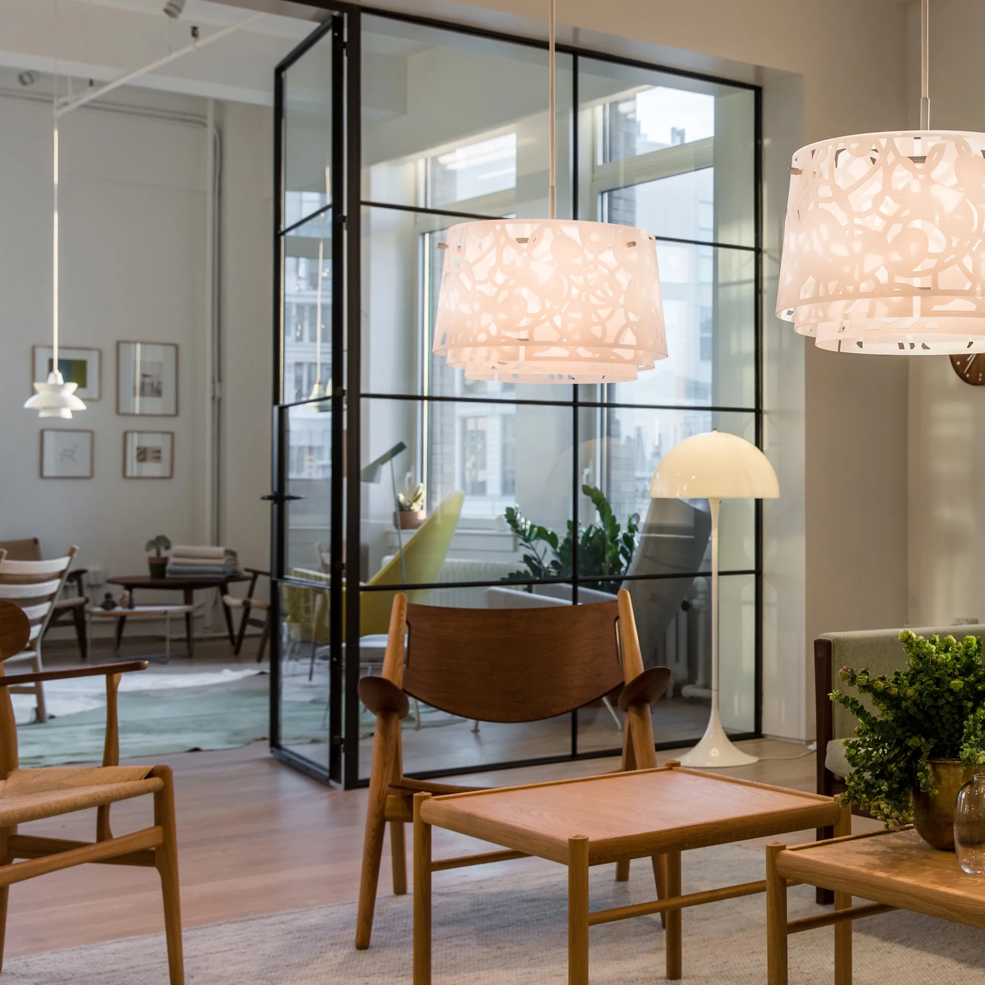 Doo-Wop Pendelleuchte, Weiß Louis Poulsen