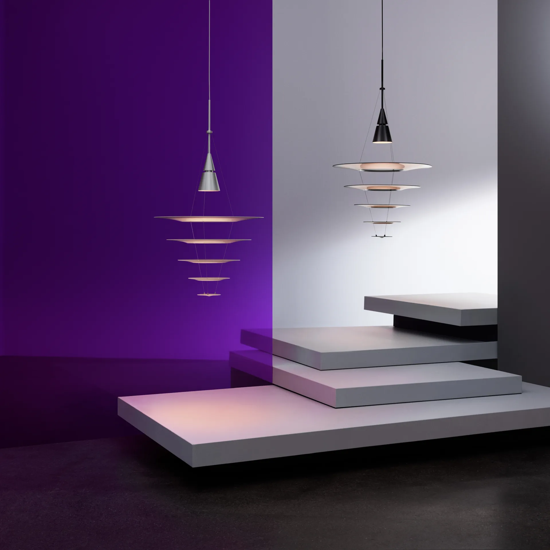 Enigma 545 Pendelleuchte, Weiß Louis Poulsen