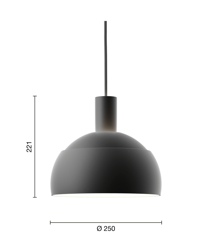 FJ Elements Pendelleuchte Ø25 cm, Black Louis Poulsen