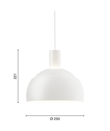 FJ Elements Pendelleuchte Ø25 cm - White - Louis Poulsen