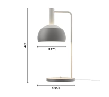 FJ Elements Tischleuchte Ø17,5 cm - Original grey - Louis Poulsen