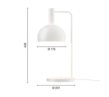 FJ Elements Tischleuchte Ø17,5 cm - White - Louis Poulsen