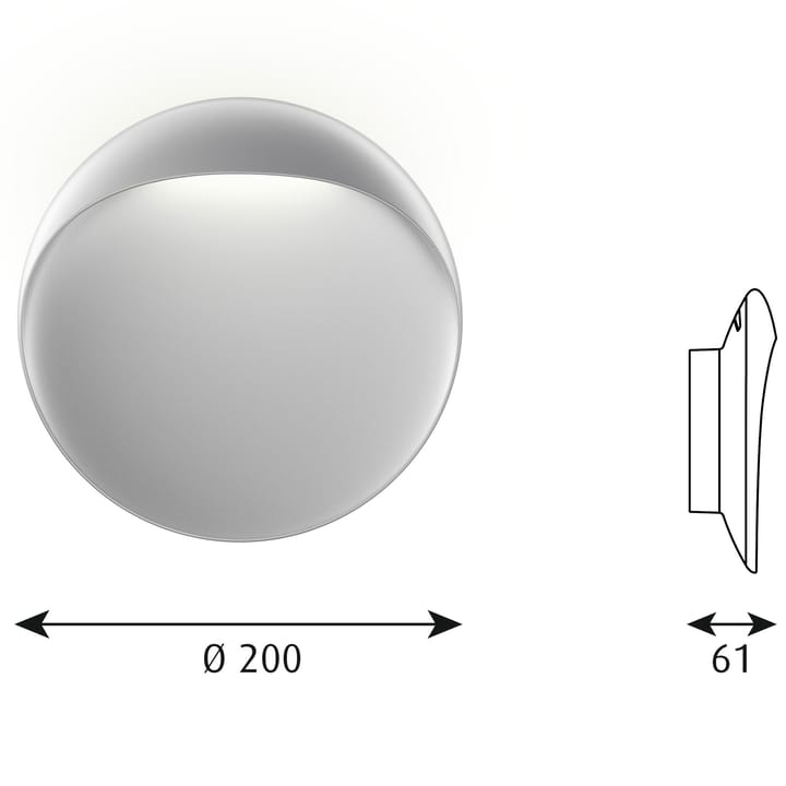 Flindt Wandleuchte Ø20cm - Aluminium - Louis Poulsen